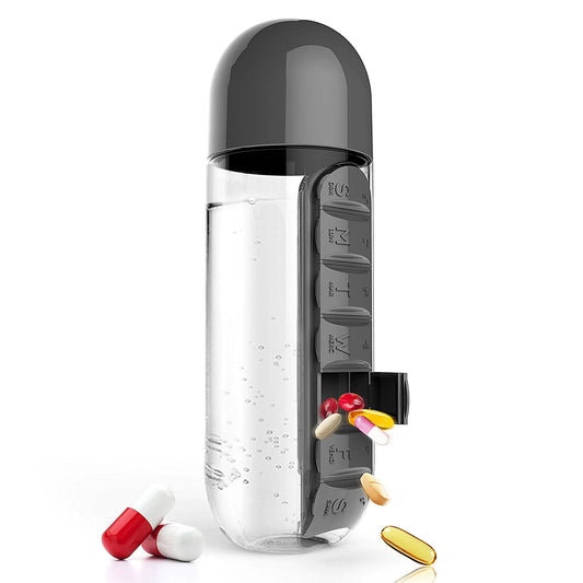 Pills Water Bottle – Hydration Meets Smart Organization