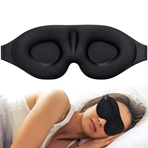 3D Contoured Eye Mask for Sleeping – Sleep Deeper, Wake Refreshed