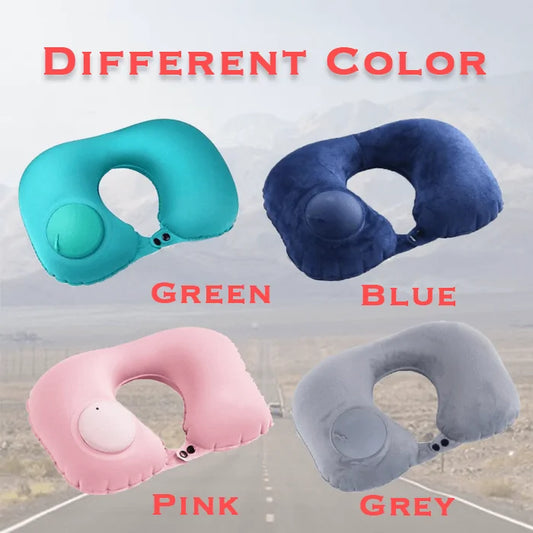 💤 Magic Inflating Neck Pillow – Comfort Wherever You Are